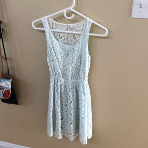 White lace dress